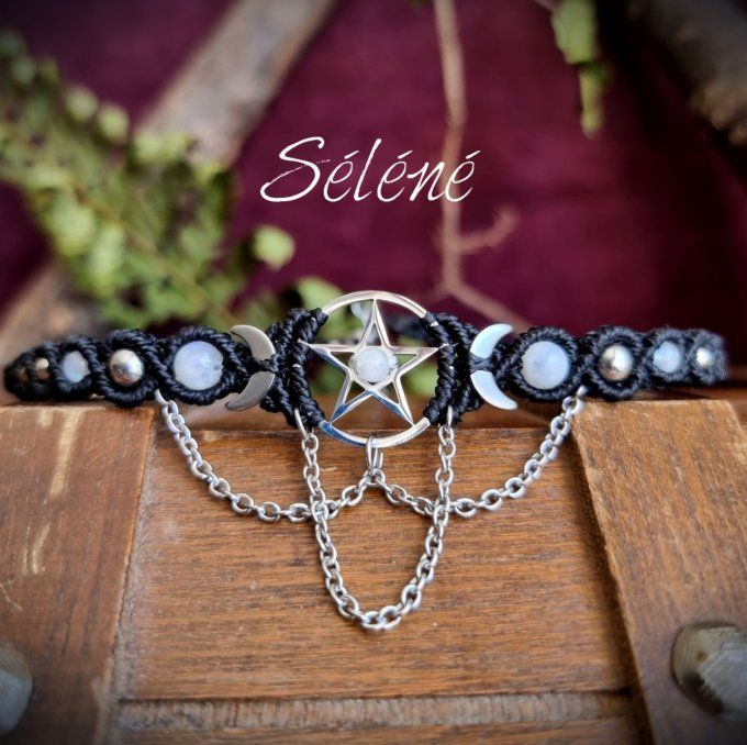 Talisman choker Triade Lunaire