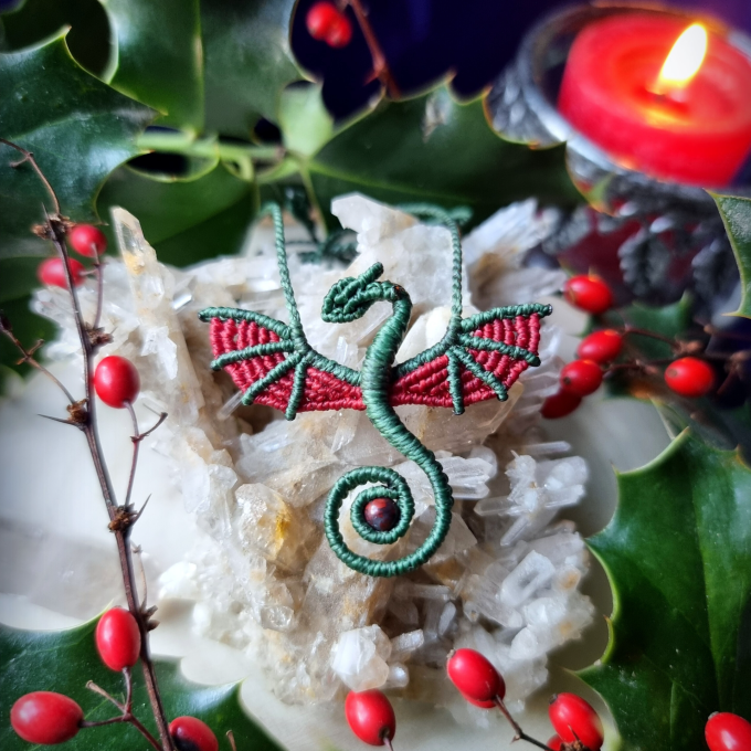 Talisman dragon "Maître Houx"