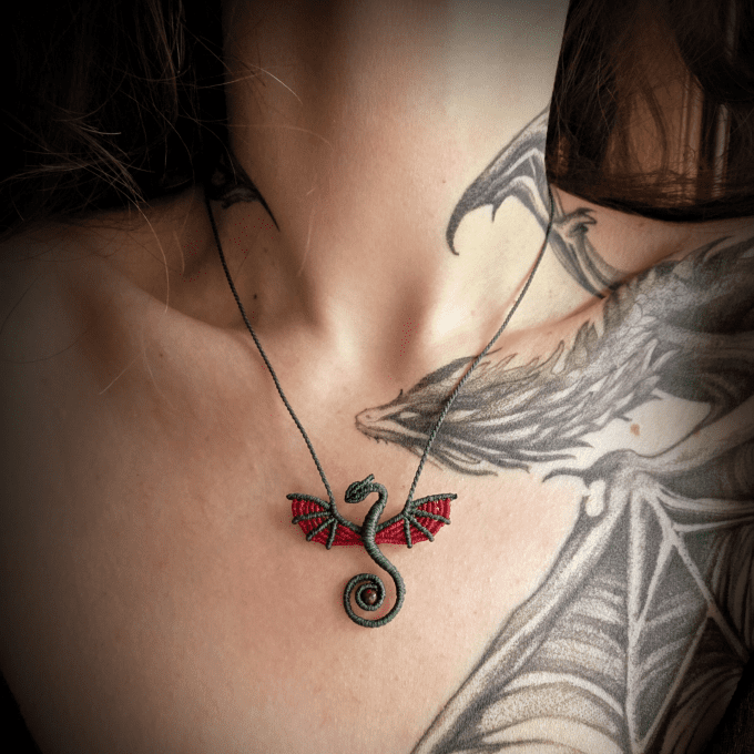 Talisman dragon "Maître Houx"