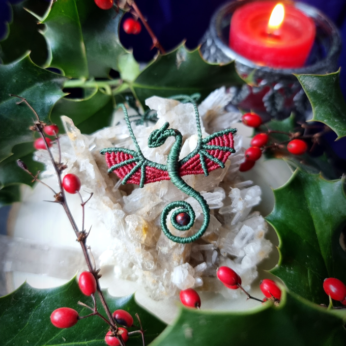 Talisman dragon "Maître Houx"